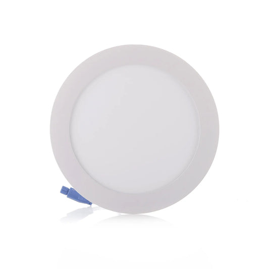 Panel LED Redondo de Incrustar 12W 6" Luz Neutra