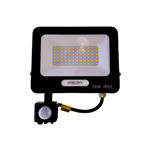 Reflector LED 50W con Sensor de Movimiento Luz Blanca