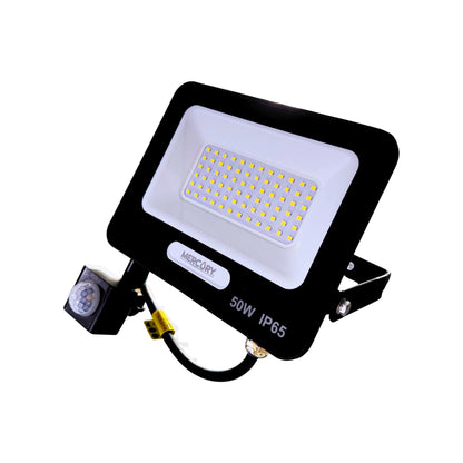 Reflector LED 50W con Sensor de Movimiento Luz Blanca