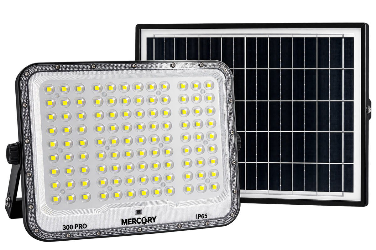 LUMINARIA SOLAR LED MERCURY CURVE TORENZA 300 PRO HIGH LUMEN CHIP – LUZ BLANCA