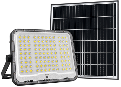 LUMINARIA SOLAR LED MERCURY CURVE TORENZA 400 PRO HIGH LUMEN CHIP – LUZ BLANCA