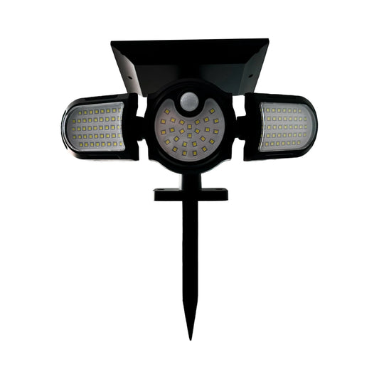 Aplique de Pared Solar LED 2.5W M2 Negro Luz Blanca