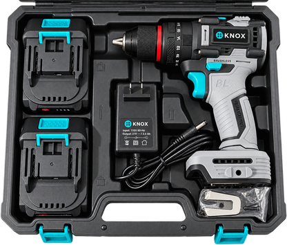 TALADRO PERCUTOR INALÁMBRICO KNOX 1/2” (13 mm) – 21 V