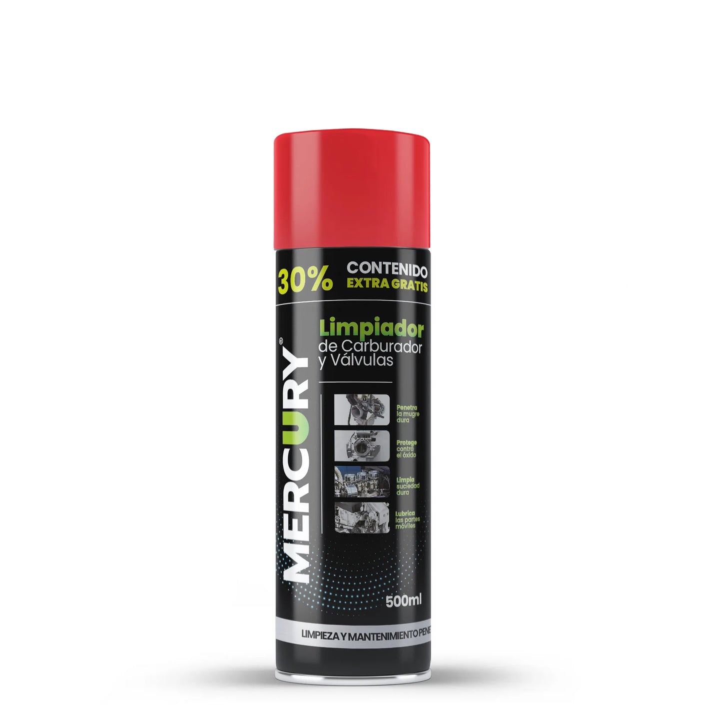 Limpiador de Carburador y Válvulas 500 ml