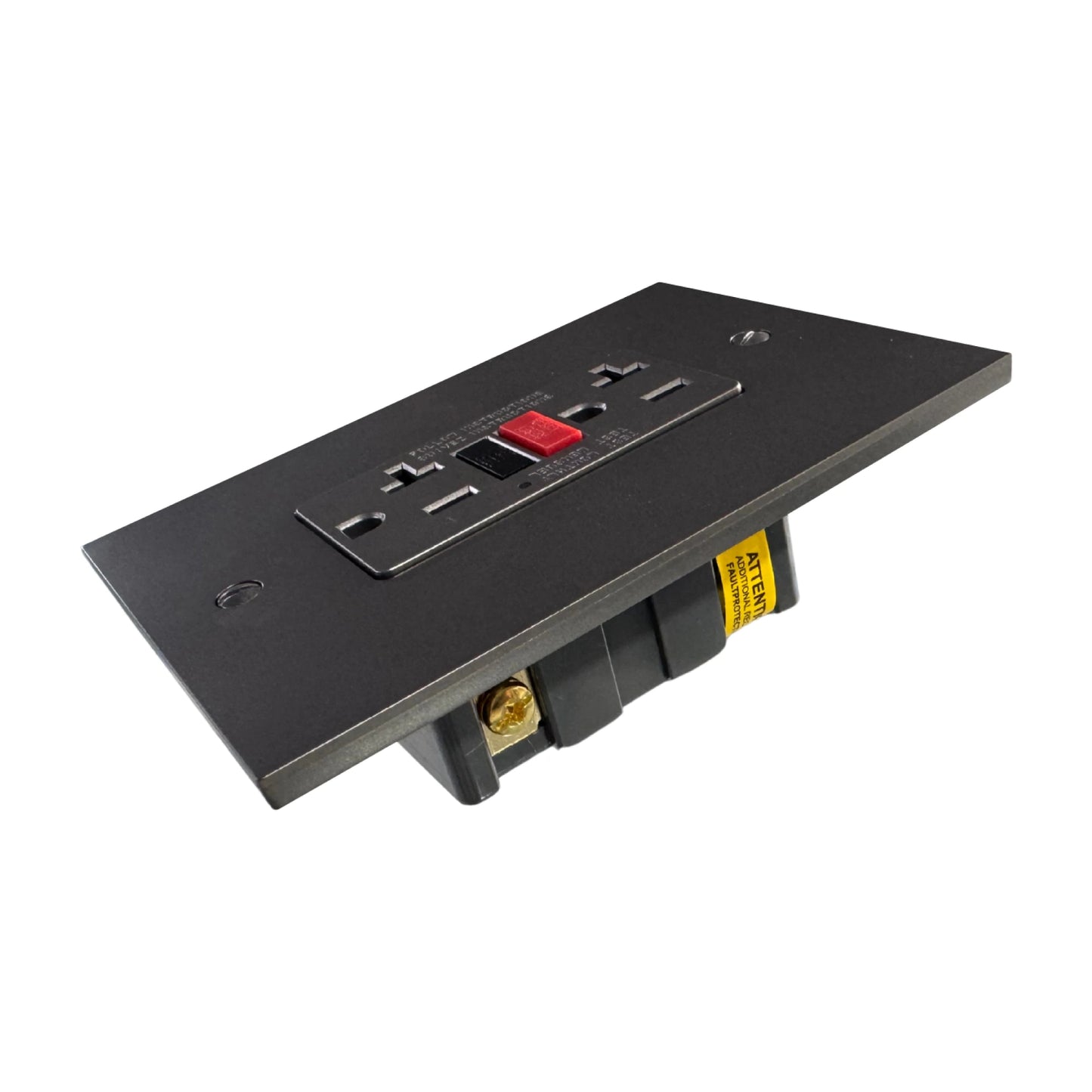 Toma GFCI 20A Silver Luxury