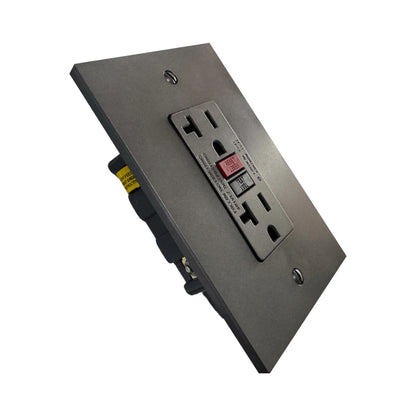 Toma GFCI 20A Silver Luxury