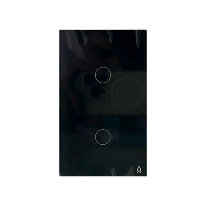 Interruptor Doble Smart Home Black Touch Wifi