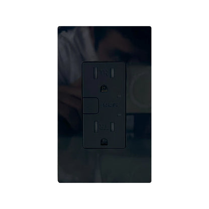 Toma Doble Smart Home Black Wifi